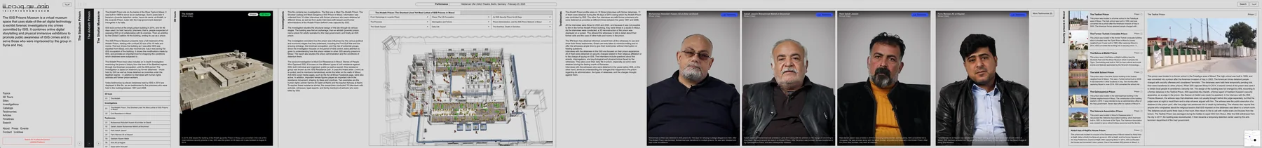 Ahdath Prison investigation: architecture, reconstruction and witness material.