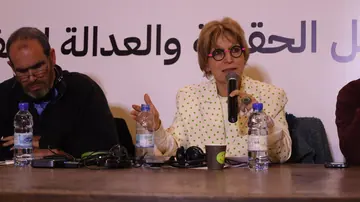 جلسة الندوة المشتركة بين متحف سجون سوريا ومنظمة العفو الدولية في دمشق