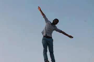 محمد نور مطر قبل اختطافه على يد داعش في الرقة عام 2013