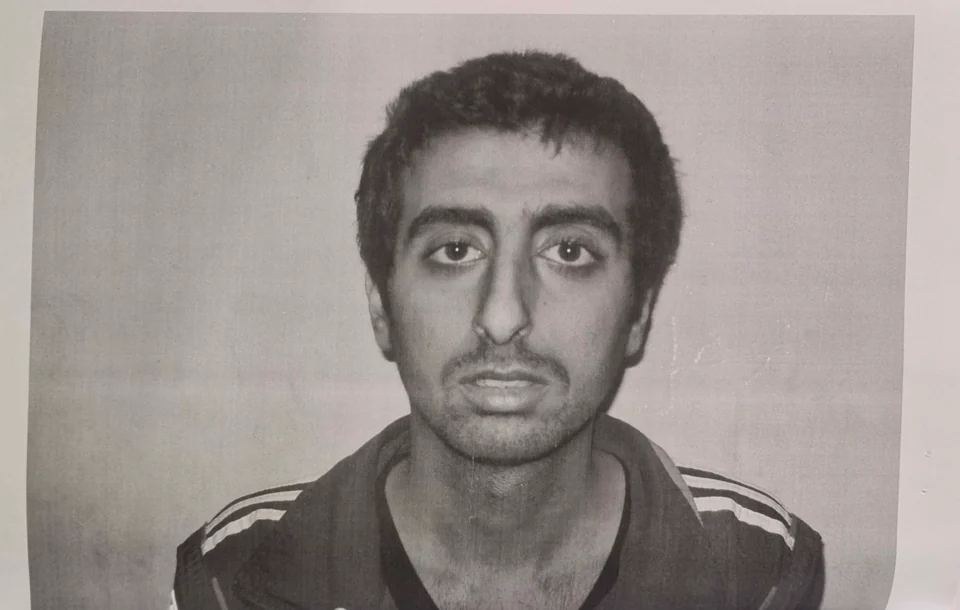 Detention photograph of Amer Matar attached to the security dossier